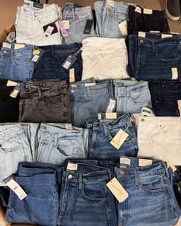 Mixed Brand Jeans Wholesale Pallet — 500 Pieces, Grade A, Levis Diesel Wrangler — thumbnail 3