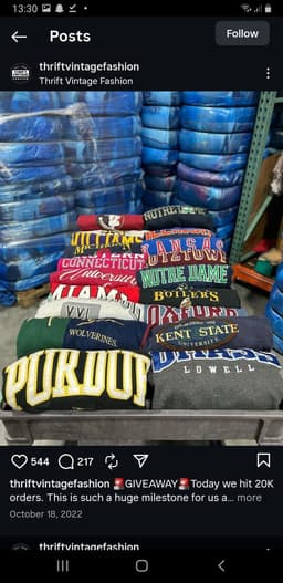 Mixed T-shirts Wholesale Pallet — 300 Pieces, Grade A, Multi-size — thumbnail 2
