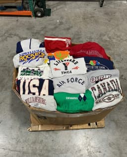 Mixed T-shirts Wholesale Pallet — 300 Pieces, Grade A, Multi-size — thumbnail 3