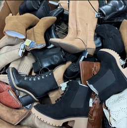Womens Boots Wholesale Pallet — 100 Pairs, Grade A, Real + Faux Leather — thumbnail 4