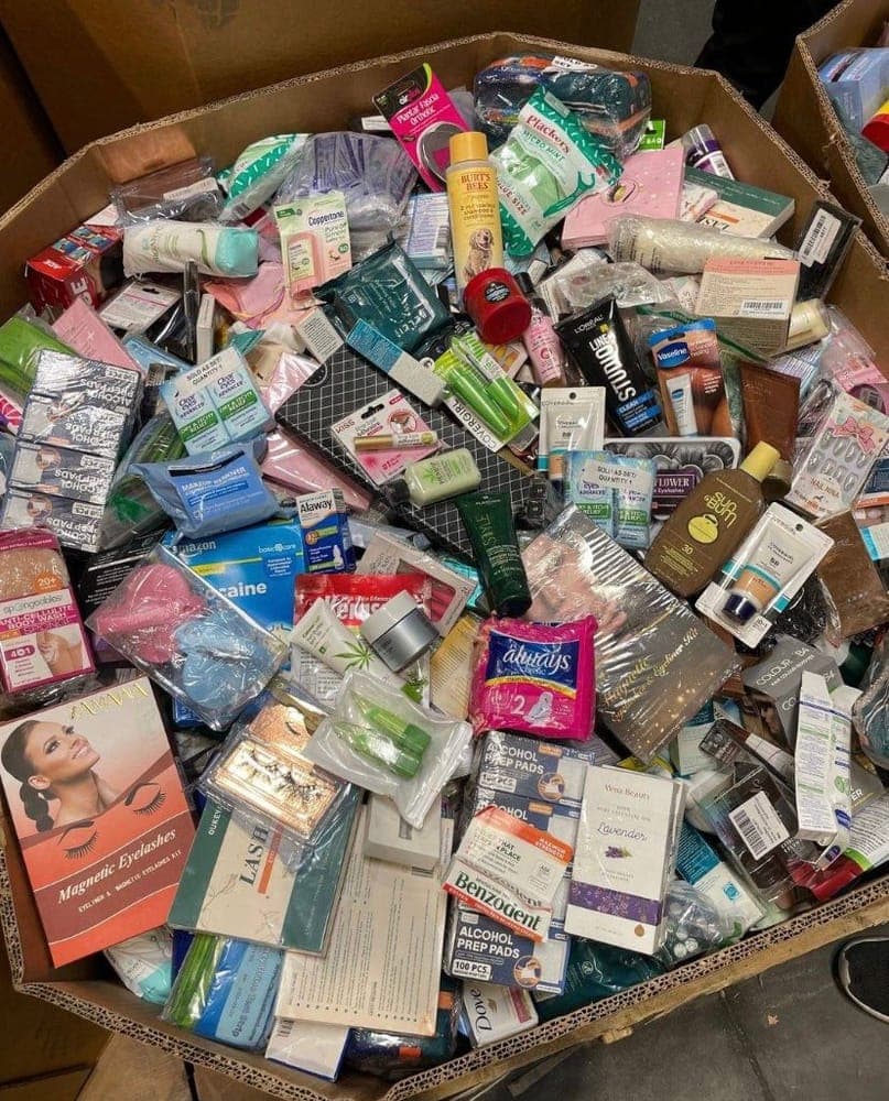 Mixed Cosmetics Wholesale Pallet — 350 Units, Grade A, New Sealed — 350 items, Grade A